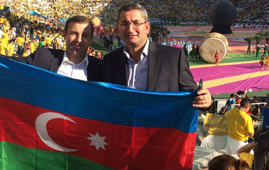 Dünya Çempionatında Azərbaycan BAYRAĞI: Futbol azarkeşlərimiz Braziliyaya GEDİB 