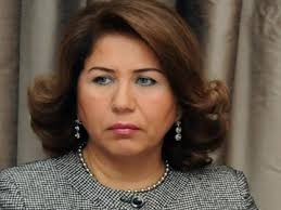 Bahar Muradova Şəhid Səməndər Kərimovun yas mərasimində iştirak edib