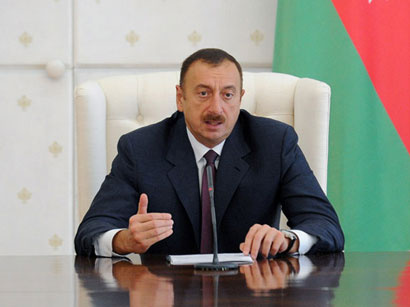 İlham Əliyev müsəlman ölkələrin səfirlərini qəbul edib