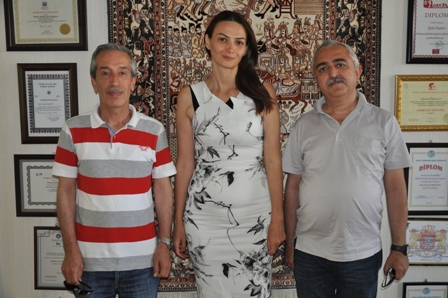 Deputat Türkməneli Kültür Mərkəzinin rəhbəri ilə İraq türkmənlərindən danışıb - FOTO