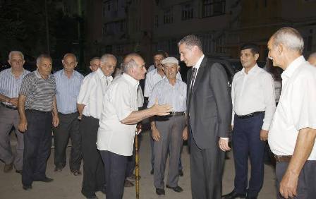 Sumqayıtın deputatı seçiciləriylə görüşüb - FOTO