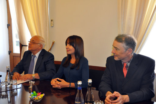 Oksford Universitetinin alimləri Nazirlər Kabinetində - FOTOLAR