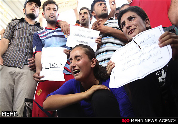 Yezidi-kürdlərin məcburi köçü - FOTOLAR 