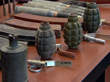 Bakıda döyüş sursatı aşkarlandı 