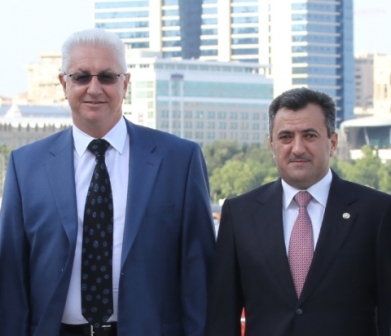 Nərimanovun icra başçısı Həştərxanın vitse-qubernatoru ilə görüşüb - FOTO
