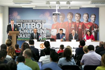 AFFA və Bakcell şirkəti Mançester Yunayted Futbol Məktəbini təqdim etdi - FOTOLAR