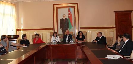 Rusiyalı jurnalistlər BDU-da - FOTO