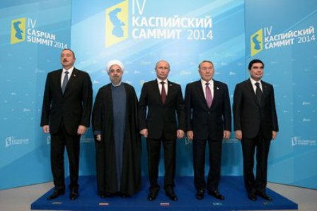 Xəzəryanı dövlət başçıları nərə balıqlarının Volqa çayına buraxılması MƏRASİMİNDƏ