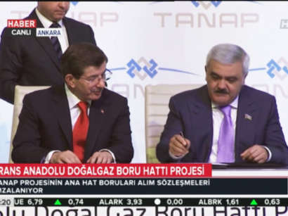 TANAP layihəsi üçün boruların tədarükü üzrə müqavilələr imzalanıb