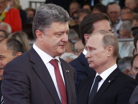 Poroşenko Putinlə Ukraynanı müzakirə etdi 