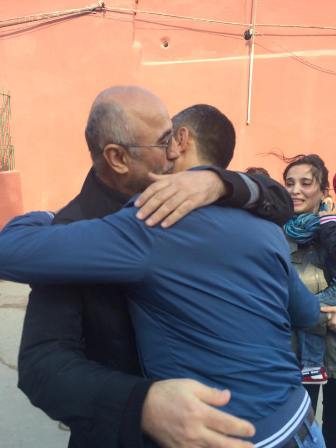 Hüquq müdafiəçisi azadlıqda – FOTOLAR 