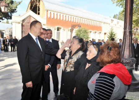 Prezident və xanımının 5-ci sinif şagirdi ilə maraqlı söhbəti – FOTOLAR 