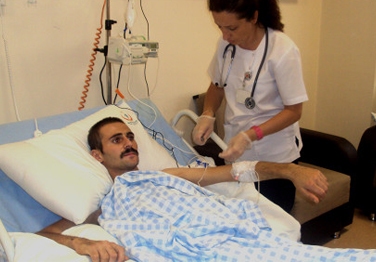 Ankarada müalicə alan yaralı hərbçimiz xəstəxanadan çıxdı