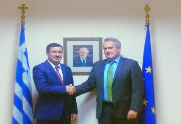 Yunanıstan səfiri Azərbaycan QHT nümayəndələrini qəbul edib - FOTO