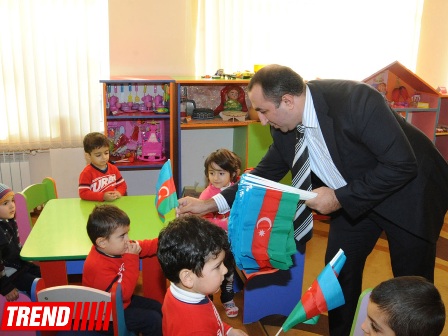Bakının uşaq bağçalarında bayraq aksiyası – FOTO