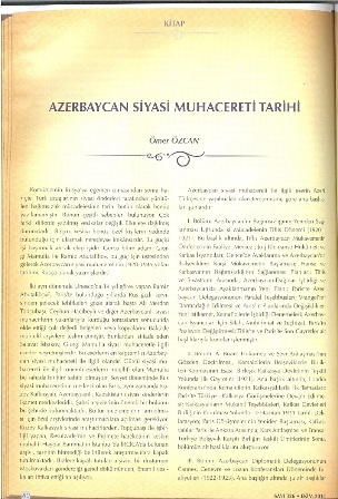 “Türk yurdu” Azərbaycan siyasi mühacirəti haqqında