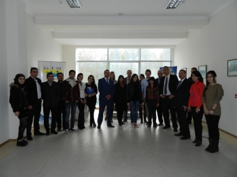 İsrail səfiri Gənclər üçün Təhsil Mərkəzində - FOTO