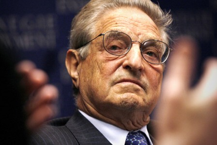 Corc Soros Gürcüstana gəlib