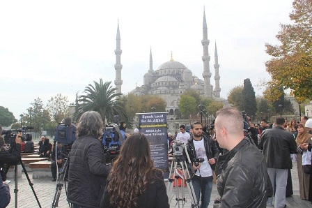 Qüdsün müdafiəsi üçün beynəlxalq kampaniyaya start verildi - FOTO