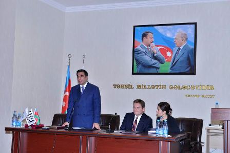 BP şirkətinin regional prezidenti Bakı Ali Neft Məktəbində olub - FOTO