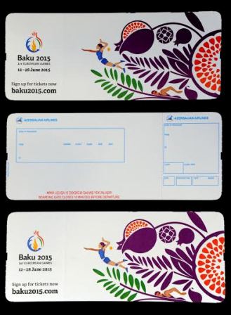 “Bakı 2015” Avropa Oyunlarının brendi minik talonları üzərində əks olunacaq