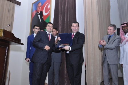 ADU-nun rektoruna Misir Ali Təhsil Nazirliyinin medalı verildi - FOTOLAR