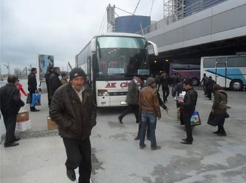 Bakı Beynəlxalq Avtovağzalında sərnişin sıxlığı yaranıb 