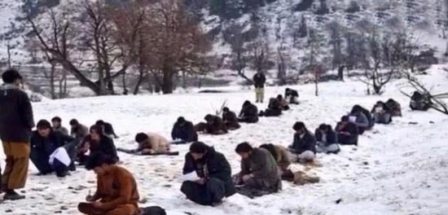 Əfqan gənclərin universitet sevgisi: Qarlı havada, çöldə oxumaq – FOTOLAR 