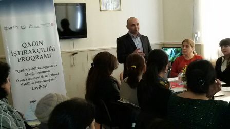 Qadınlara  kiçik biznes bacarıqları öyrədilib 
