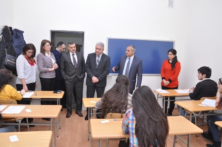QHT nümayəndələri universitetdə qış imtahan sessiyasını izləyiblər