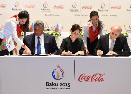 “Coca-Cola” “Bakı 2015 Avropa Oyunları”nın rəsmi tərəfdaşı oldu