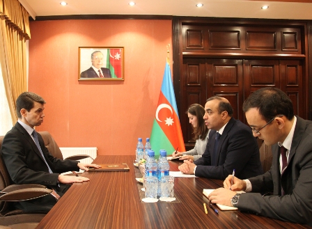 Azay Quliyev Ukrayna səfiri ilə görüşüb