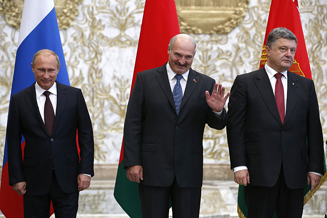Ukrayna və Belarus prezidentləri Putinin dalınca danışdılar - VİDEO