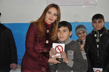 Deputat gəncləri zərərli vərdişlərdən qorumağa çağırıb - FOTO