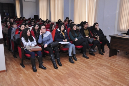 Hebru Universitetinin doktoru ADU tələbələrinə mühazirə oxudu