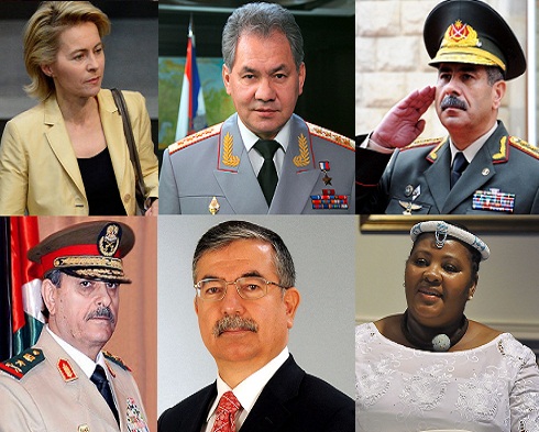 Dünya ölkələrinin müdafiə nazirləri - FOTOLAR