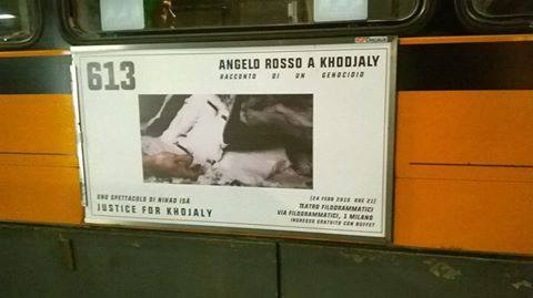 Milan avtobuslarında Xocalı kampaniyası aparılır - FOTOLAR