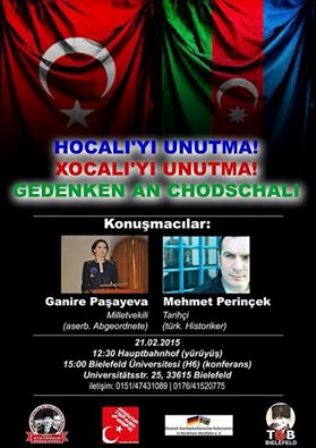 Almaniyada Xocalı ilə bağlı beynəlxalq konfrans - FOTO