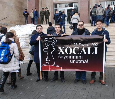 İranlı tələbələr bəyanat verdilər: “Xocalı soyqırımı beynəlxalq qiymətini almayıb” 