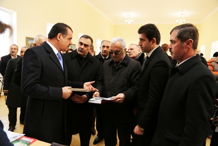Elmar Vəliyev Gəncədə xocalılarla görüş keçirib - FOTOLAR