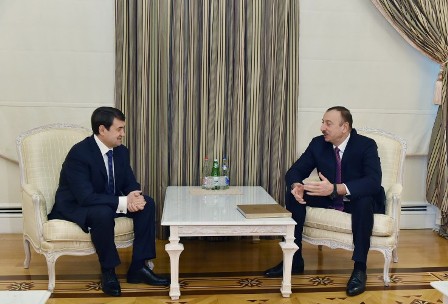 İlham Əliyev Putinin köməkçisini qəbul edib