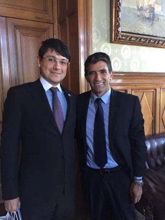 Deputatlar Uruqvayın vitse prezidenti ilə görüşüblər - FOTO
