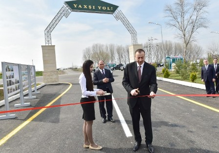 Bərdədə uşaq məktəbi, yol və Aqrar Sənaye Parkının açılışı oldu - FOTOLAR 
