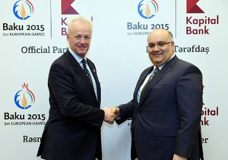 “Bakı 2015” Kapital Bank ilə müqavilə imzalayıb - FOTO