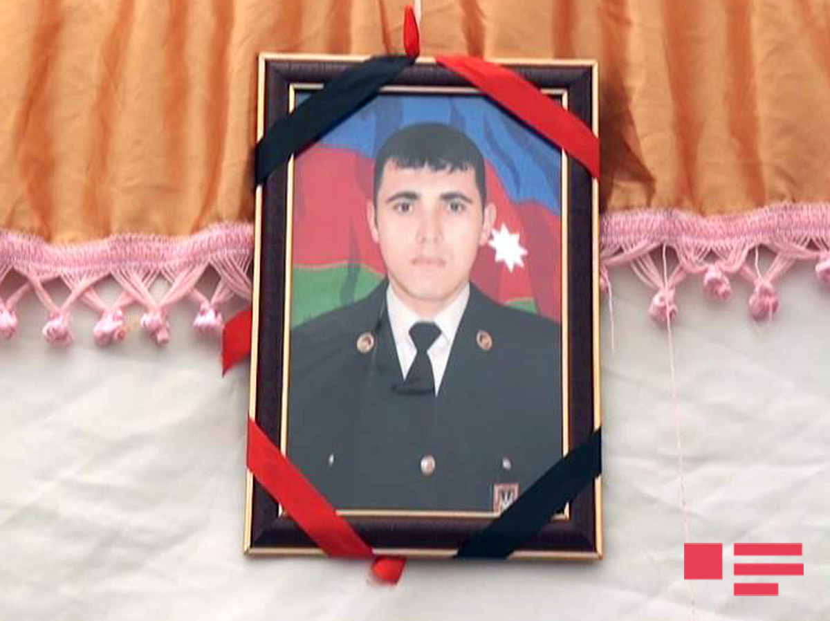 Şəhid hərbçimiz dəfn edildi - FOTO