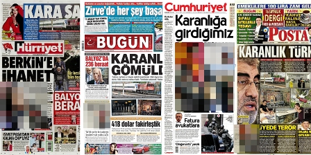 Türkiyədə 4 qəzet üçün istintaq başlayıb