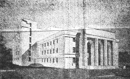 Mədəniyyət evinin tağları