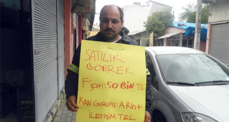 Kredit borcunu ödəyə bilməyən böyrəyini satır