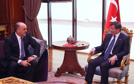 Əhməd Davudoğlunun Səlim Müslümovla GÖRÜŞÜ 