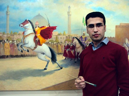 “İsmayılın Təbrizə daxil olub özünün şah elan etməsi”  
